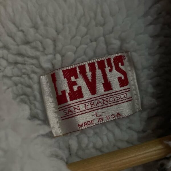 Levis Vintage Sherpa 80's Jacket - Image 2