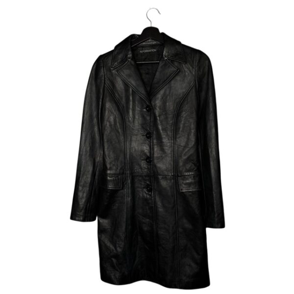 Leather Coat Talla Small - Image 2