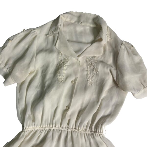 White Vintage Dress Talla Medium/Large - Image 2