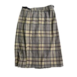 Falda Gor-Ray Vintage - Made in England - 100% Pura Lana - Estilo Academia/Británico