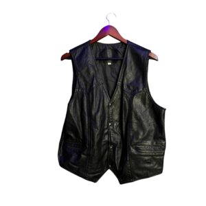Chaleco de piel Cigarros Camel 90s Talla L